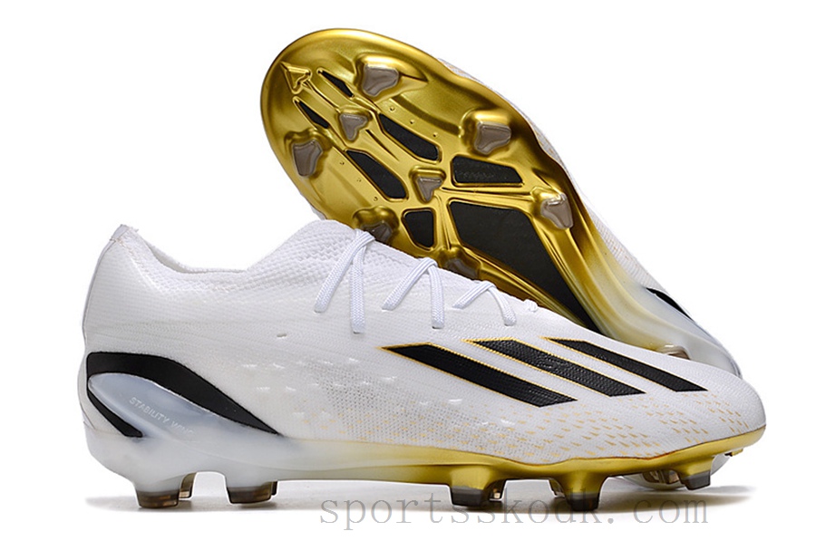 Adidas X Speed portal.1 FG Fodboldstøvler Hvid Guld – Køb billige fodboldstøvler tilbud.