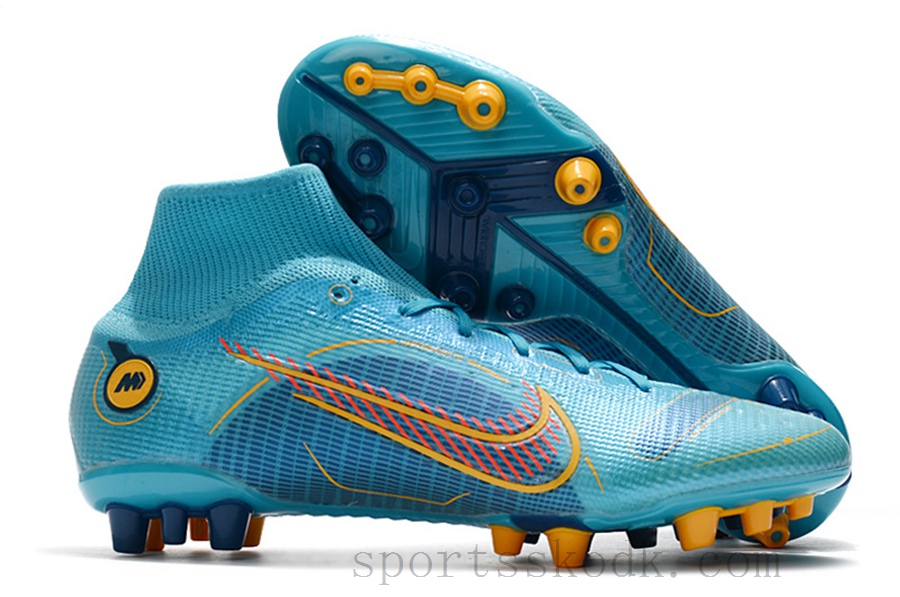 Nike Mercurial Superfly VIII AG Børn Fodboldstøvler DreamSpeed Blå Køb billige fodboldstøvler på