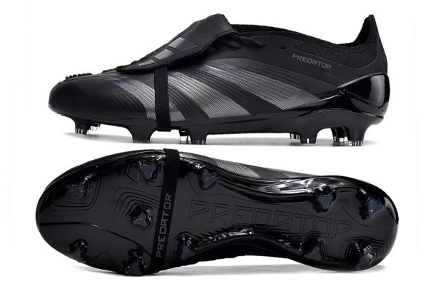 Adidas Predator Accuracy + FG Fodboldstøvler Sort sølv
