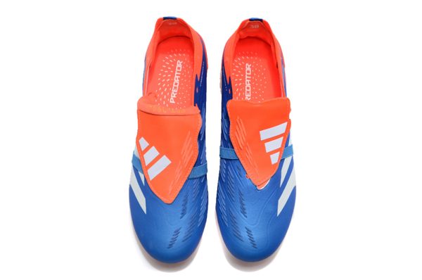 Adidas Predator Accuracy + FG Snøreløs Fodboldstøvler Blå Orange