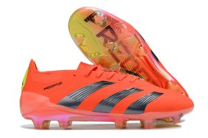 Adidas Predator Elite Tongue FG Fodboldstøvler Orange Sølv