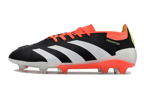 Adidas Predator Elite Tongue FG Fodboldstøvler Sort Hvid Orange