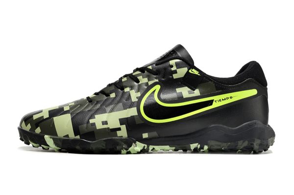 Nike Tiempo Legend 10 Elite FG billige Fodboldstøvler Sort grøn