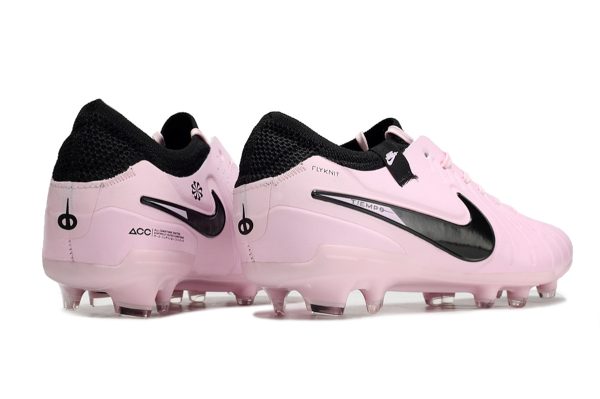 Nike Tiempo Legend 10 Elite FG billige Fodboldstøvler lyserød sort