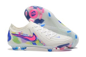Nike Phantom Luna Elite FG Fodboldstøvler vit rosa blå